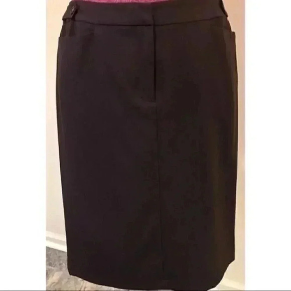 Alyx Womens Brown Pencil Skirt With Pockets Sz 8 - Picture 1 of 9